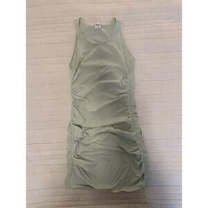 Tna (Aritzia) M Ruched Tank Dress